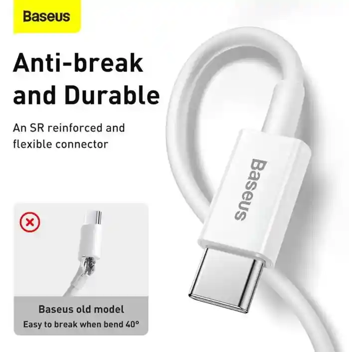 Baseus Superior Series Fast Charging Data Cable Type-C to iP PD 20W 1m White
